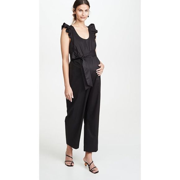 Hatch Pants - HATCH The Lianne Jumpsuit Black Size 0